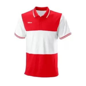 Image of Wilson Team Polo Shirt Mens - Red
