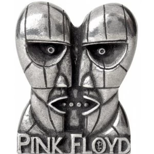 image of Pink Floyd Division Bell Heads Metal Pin Badge