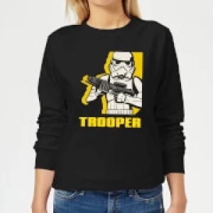 Image of Star Wars Rebels Trooper Womens Sweatshirt - Black