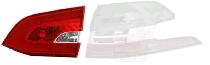 Image of VAN WEZEL 4081928 Rear light Inner Section, with bulb holder, Right Combination Rearlight (391)