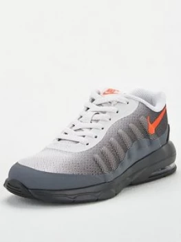 Image of Nike Air Max Invigor Childrens Trainers - Grey/Red