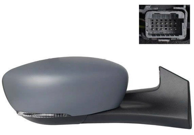 Image of ALKAR 6152178 Wing mirror Right, Electric, Convex, primed Outside Mirror (50)