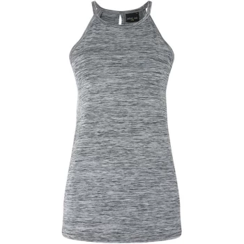 image of Label Lab Slub sleeveless top - Grey Marl