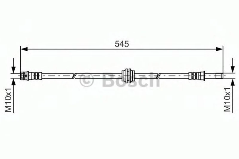 Image of Bosch 1 987 481 454 Brake Hose Brake Hose (83)