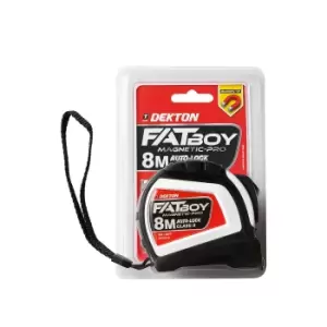 image of Dekton Fatboy 8M Magnetic Pro Auto Lock Tape Measure