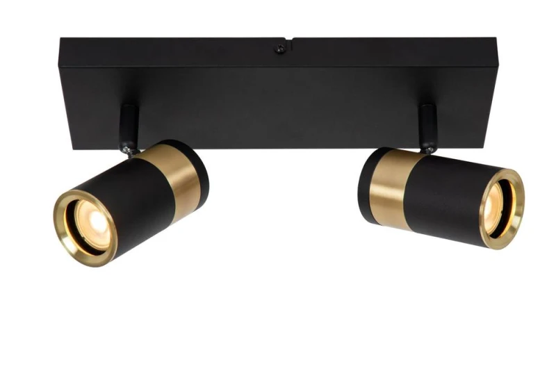 Image of Netlighting Gorik Ceiling spotlight 2xGU10 Black Unisex