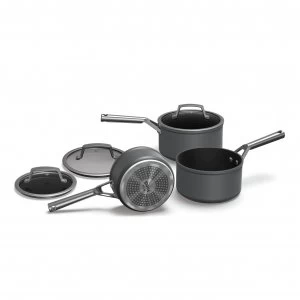 Image of Ninja 3 Piece Aluminium Saucepan Set