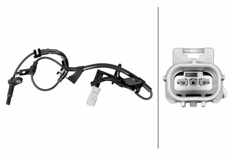 Image of HELLA ABS sensor HELLA 6PU 358 218-801