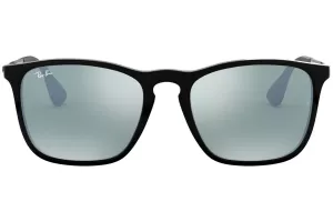 image of Ray-Ban CHRIS Sunglasses RB4187F 601/30 Size 54 - Black;Gunmetal