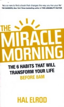 Image of The Miracle Morning by Hal Elrod Paperback
