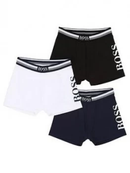 Image of Hugo Boss 3 Pack Boxers Navy Size 10 Years Kids