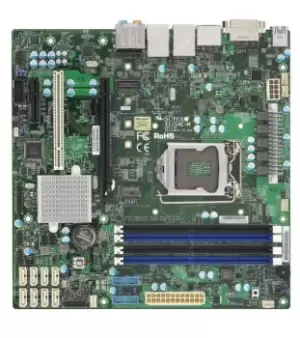 image of X11SAE-M mATX Motherboard - Skt 1151 Intel C236 - 64GB DDR4