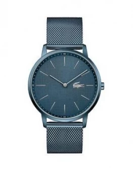 Lacoste Moon Ice Blue Mesh Bracelet Blue Dial Mens Watch