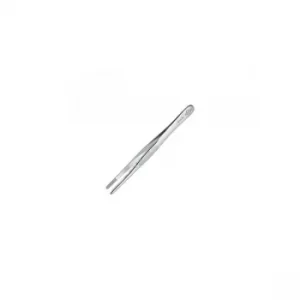 Image of Knipex 92 64 43 Precision Tweezers Blunt Shape Nickel Plated 120mm