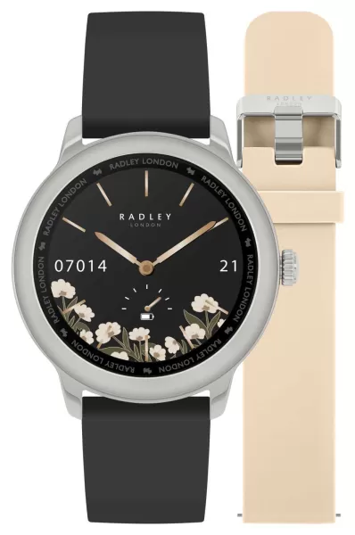 Radley RYS07-2067-SET Series 07 Womens Black and Cream Watch