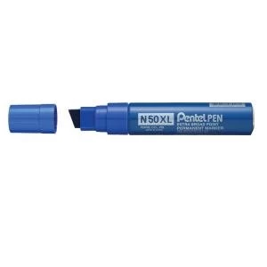 Image of Pentel N50XL-C Jumbo Chisel Tip Marker Blue Pack 6 59053PE