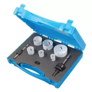Image of Silverline Plumbers Bi-Metal Holesaw Kit 9pce 19 - 57mm Dia 595759