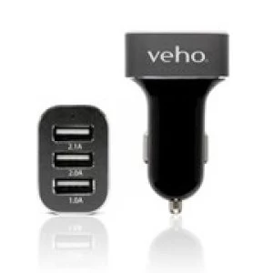 image of Vaa 010 Triple USB 5v 5.1a Car Charger