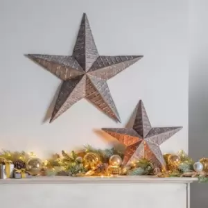Image of Crossland Grove Omaha Textured Star Bronze Small 490x70x465mm