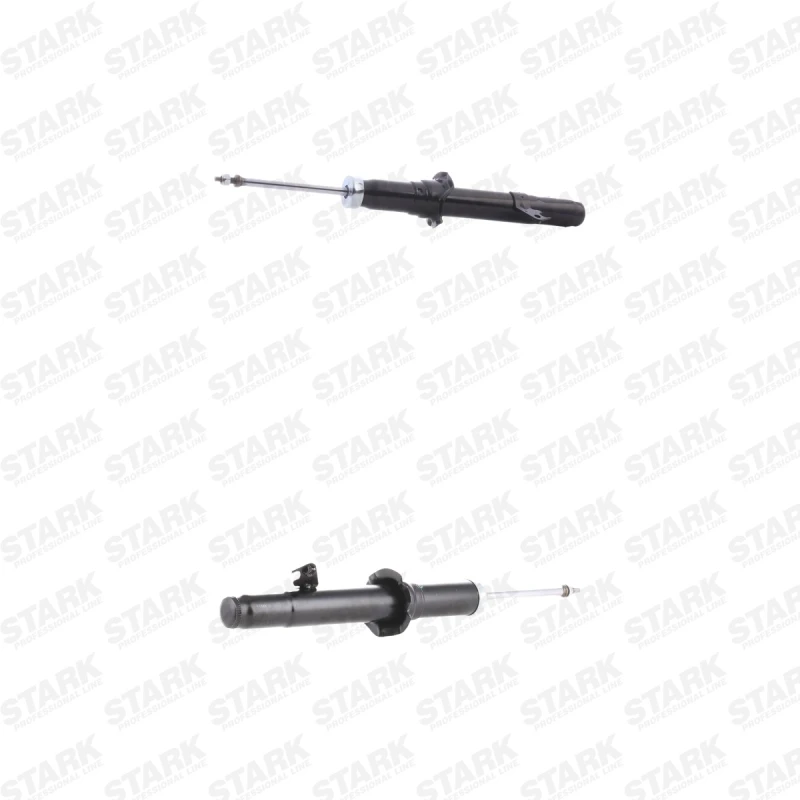 Image of STARK SKSA-01337233 Shock absorber Front Axle Left, Gas Pressure, Suspension Strut, Bottom Clamp Shock Absorber (854)