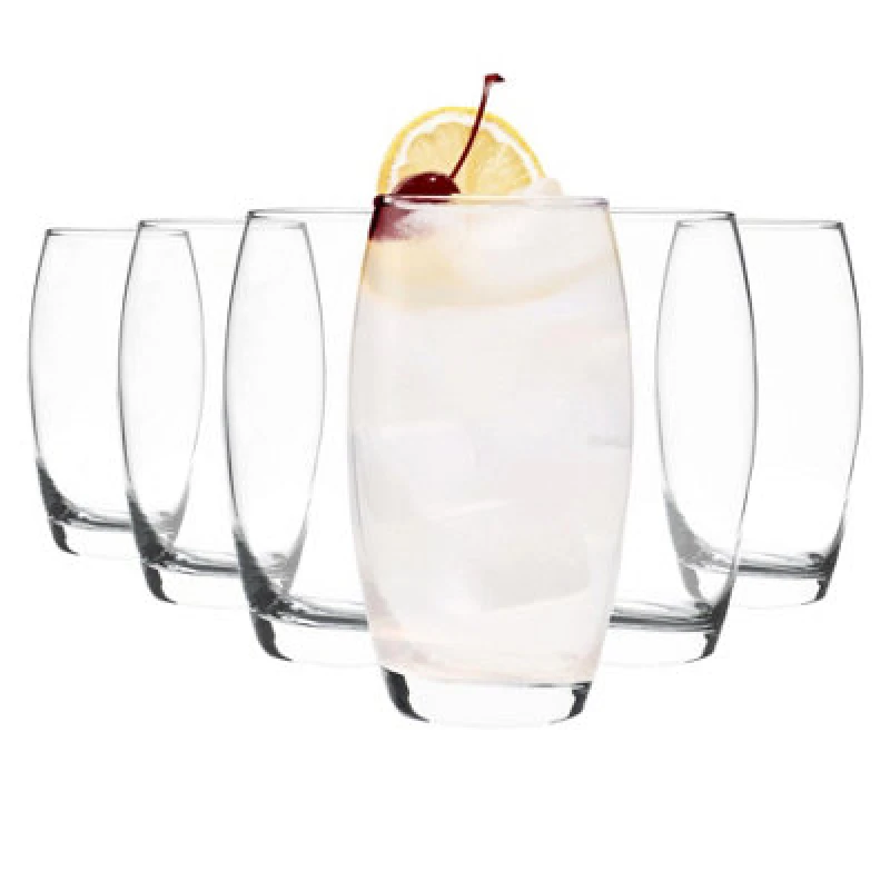 Image of LAV Empire Highball Glasses - 510ml - Clear - Pack of 6 Clear unisex
