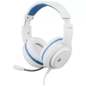 image of DELTACO GAMING GAM-127-W Gaming On-ear headset Corded (1075100) Stereo White