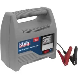 image of DSBC6 Battery Charger 12V 6A 230V - Sealey