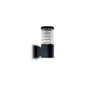 Image of Tronco 1 Light Outdoor Wall Light Black IP44, E27