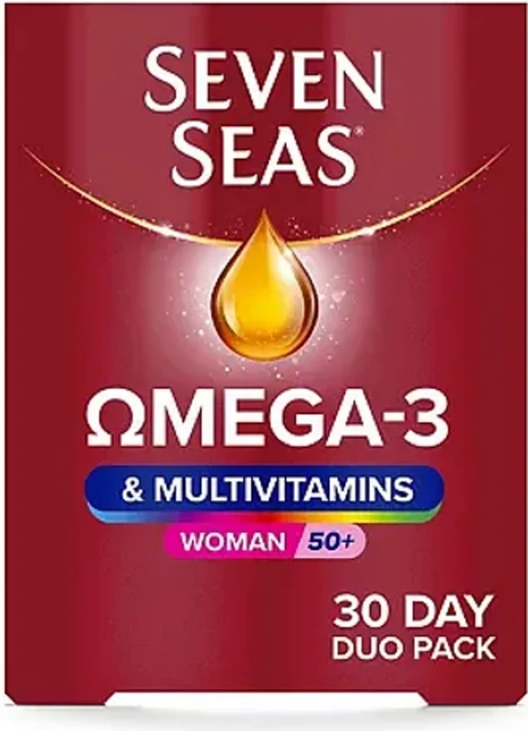 Image of Seven Seas Omega-3 & Multivitamins Woman 50+ 30 Day Pack 112950684