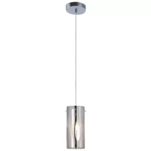 image of Italux Lighting - Italux Triplet - Modern Hanging Pendant Chrome 1 Light , E27