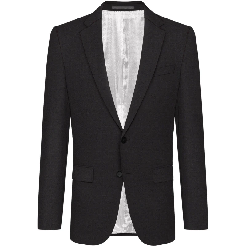 Image of Boss Mens Novan6 Blazer Open Grey male 36 (46)