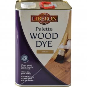 image of Liberon Palette Wood Dye Light Oak 5l