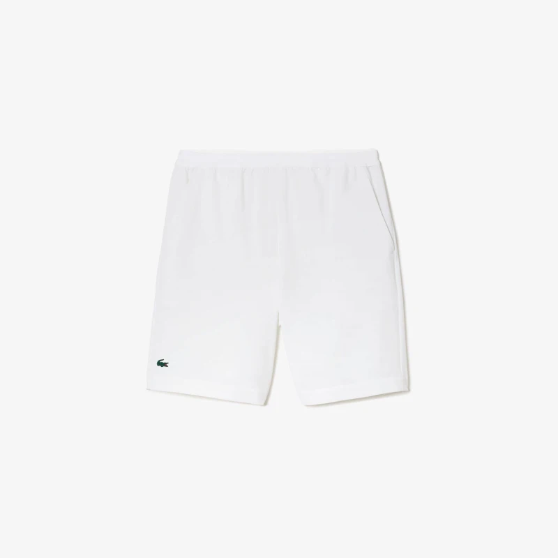 Image of Lacoste Mens Performance Tennis Shorts White 001 male M