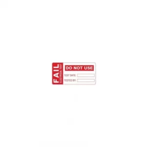 Image of MARFAIL1 PAT Test Fail Labels