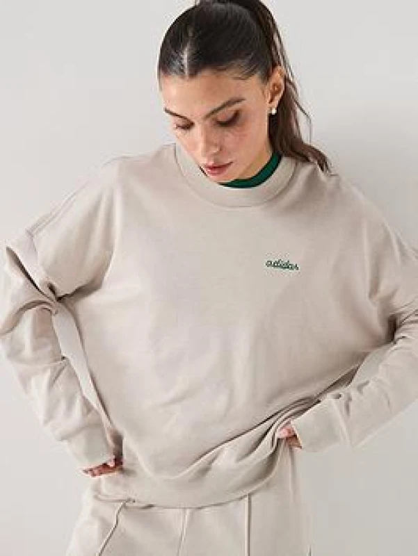 Image of Adidas Sweatshirt woman adidas Seasonal Essentials Colorpop Beige Female L