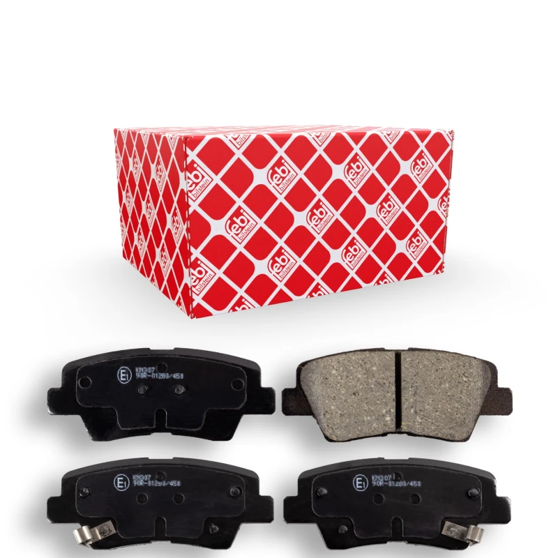Image of FEBI BILSTEIN 16799 Brake pad set Rear Axle, with acoustic wear warning Brake Pad Set,disc brake (402)