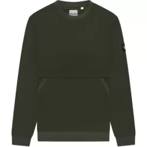 Image of Lyle and Scott Lyle and Scott Zip Pocket Sweatshirt Mens - Green