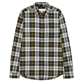 image of Jack Wills Salcombe Flannel Check Shirt - Black