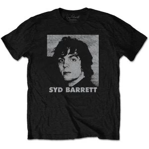 Image of Syd Barrett - Headshot Mens Large T-Shirt - Black