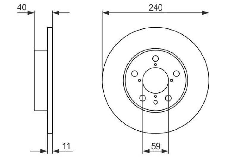 Image of Brake disc Bosch 0 986 478 444