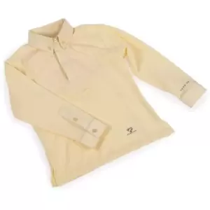 image of Aubrion Juniors Long Sleeve Tie Shirt - Yellow