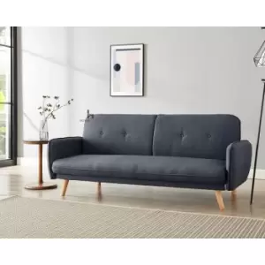 Image of Home Detail - Belmont Charcoal Fabric Sofabed