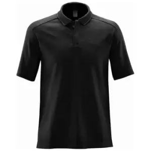 Image of Stormtech Mens Endurance HD Polo Shirt (S) (Black/Dolphin)