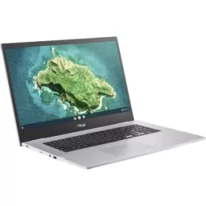 image of ASUS CX17 17.3" Chromebook - Intel Celeron , 128GB eMMC, Silver/Grey