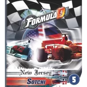 Image of Formula D Circuits 5 New Jersey & Sotchi Expansion Board Game