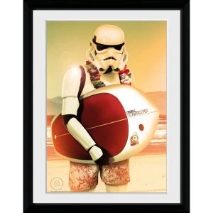 Image of Original Stormtrooper Surf Collector Print