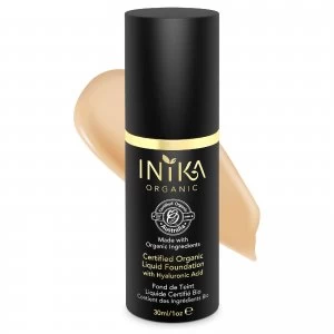 Image of INIKA Certified Organic Liquid Mineral Foundation (Various Colours) - Honey