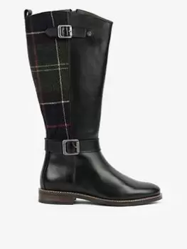Image of Barbour Wren Knee High Boot - Black, Size 5, Women