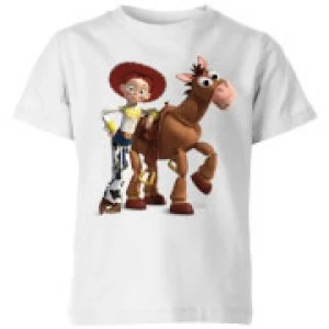 image of Toy Story 4 Jessie And Bullseye Kids T-Shirt - White - 11-12 Years