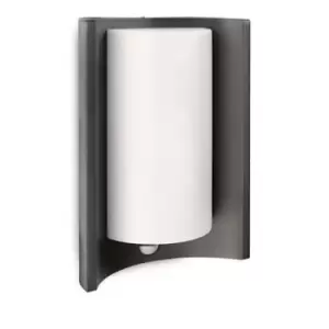 Image of Philips Ecomoods 1x20W Meander Outdoor Wall Lantern 230V Antracit - 164059316